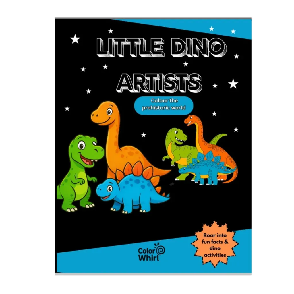 [CW-DINO-001] Little Dino Artist: Colour The Prehistoric World